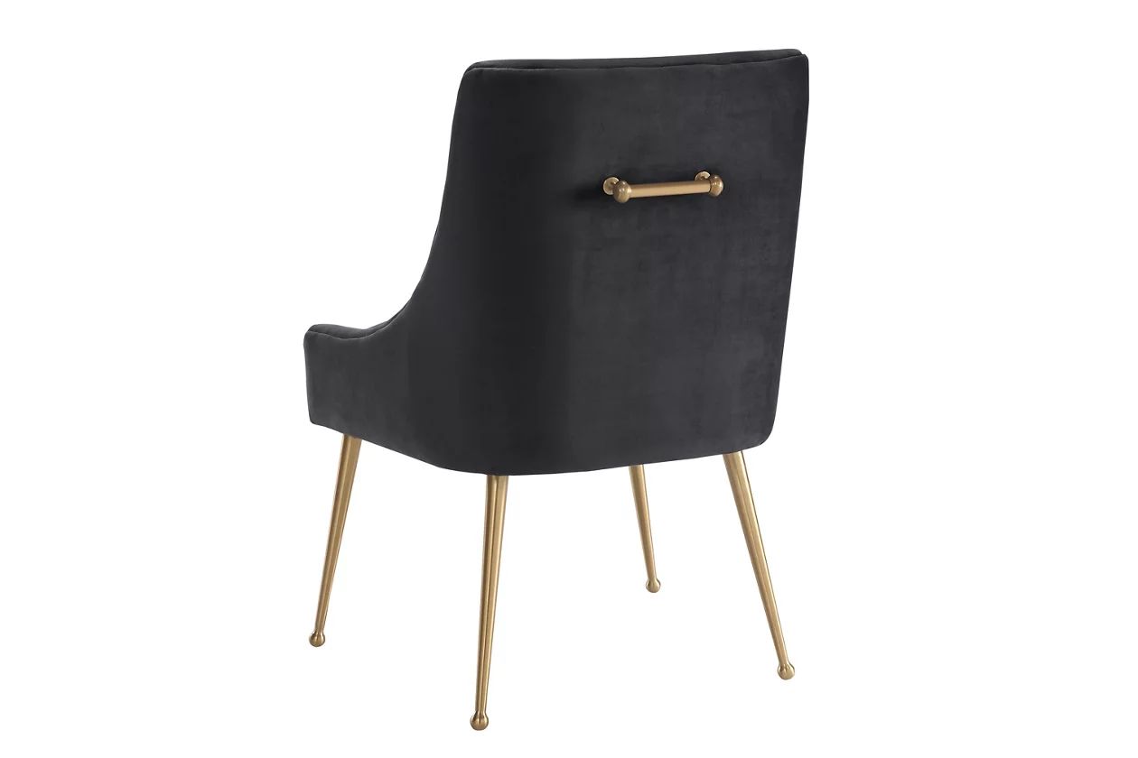 Beatrix Gray Velvet Side Chair | Ashley Homestore