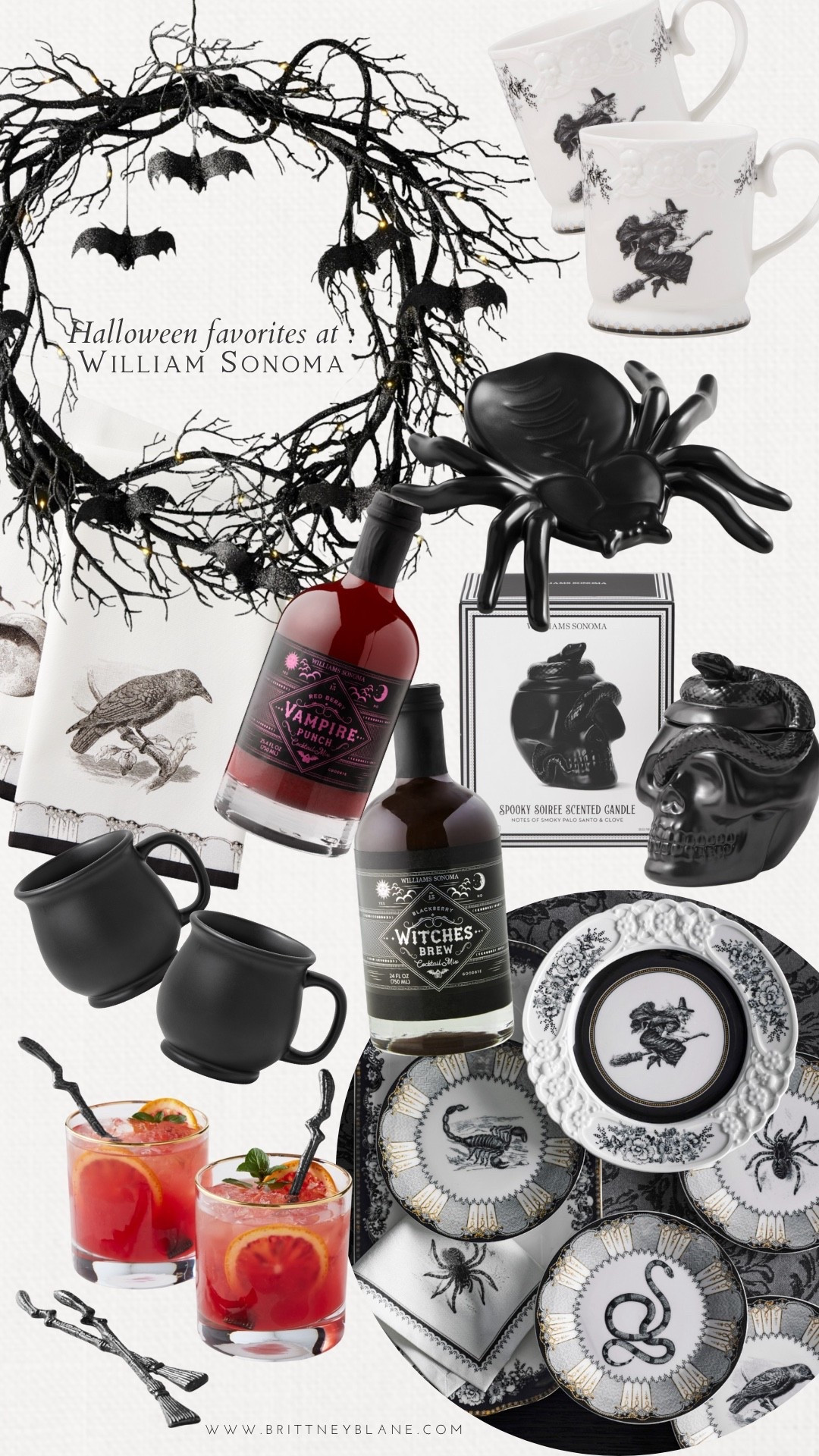 William Sonoma never disappoints for seasonal decorating or hosting magic. These Halloween pieces are both functional and festive — think cauldron mugs, spooky cute linens, and baking essentials for any fall gathering--plus beautiful dishes for the most hauntingly sophisticated tablescape.

Williams Sonoma Halloween collection, Halloween bakeware, spooky kitchen, decor, fall, entertaining, seasonal cookware, Halloween party, Halloween entertaining 

#LTKSeasonal #LTKHome #LTKHalloween