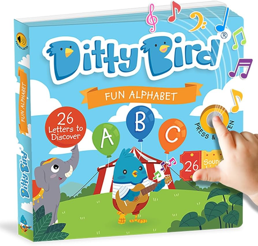 DITTY BIRD Fun Alphabet Book | ABC Learning for Toddlers | Sound Books for Toddlers 1-3 and 2-4 |... | Amazon (US)