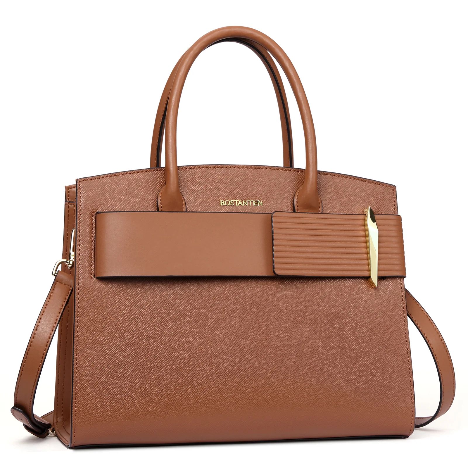 Nevin Stylish Leather Tote Bag - Designer Collection | Bostanten