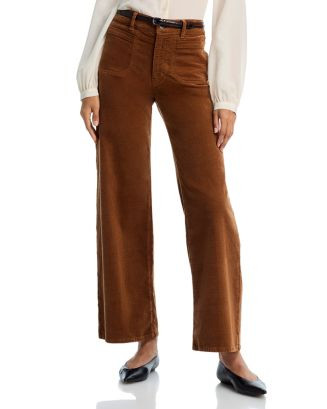 FRAME Le Slim Palazzo Mode Corduroy Jeans in Maple Brown  | Bloomingdale's Women | Bloomingdale's (US)