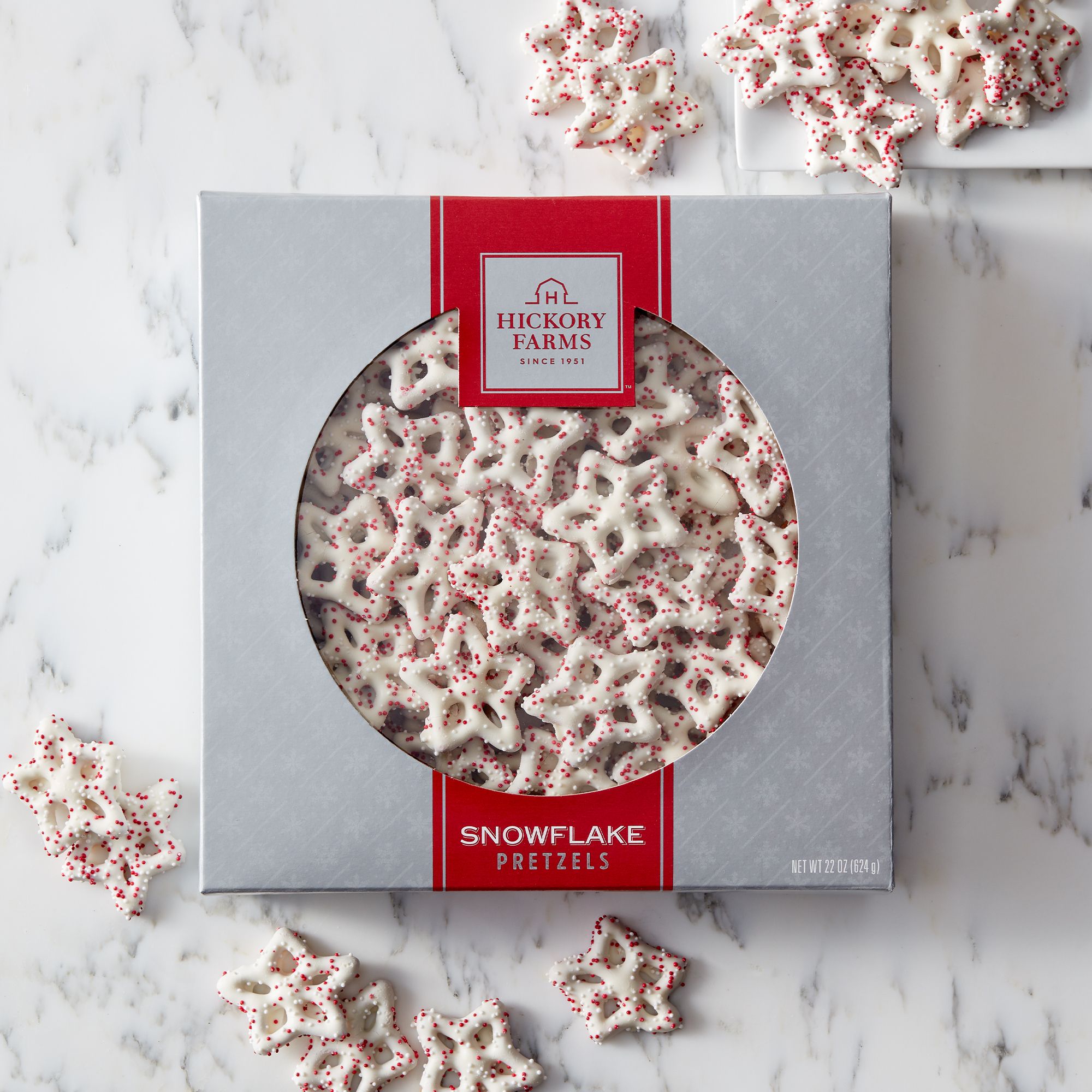 Snowflake Pretzels | Hickory Farms