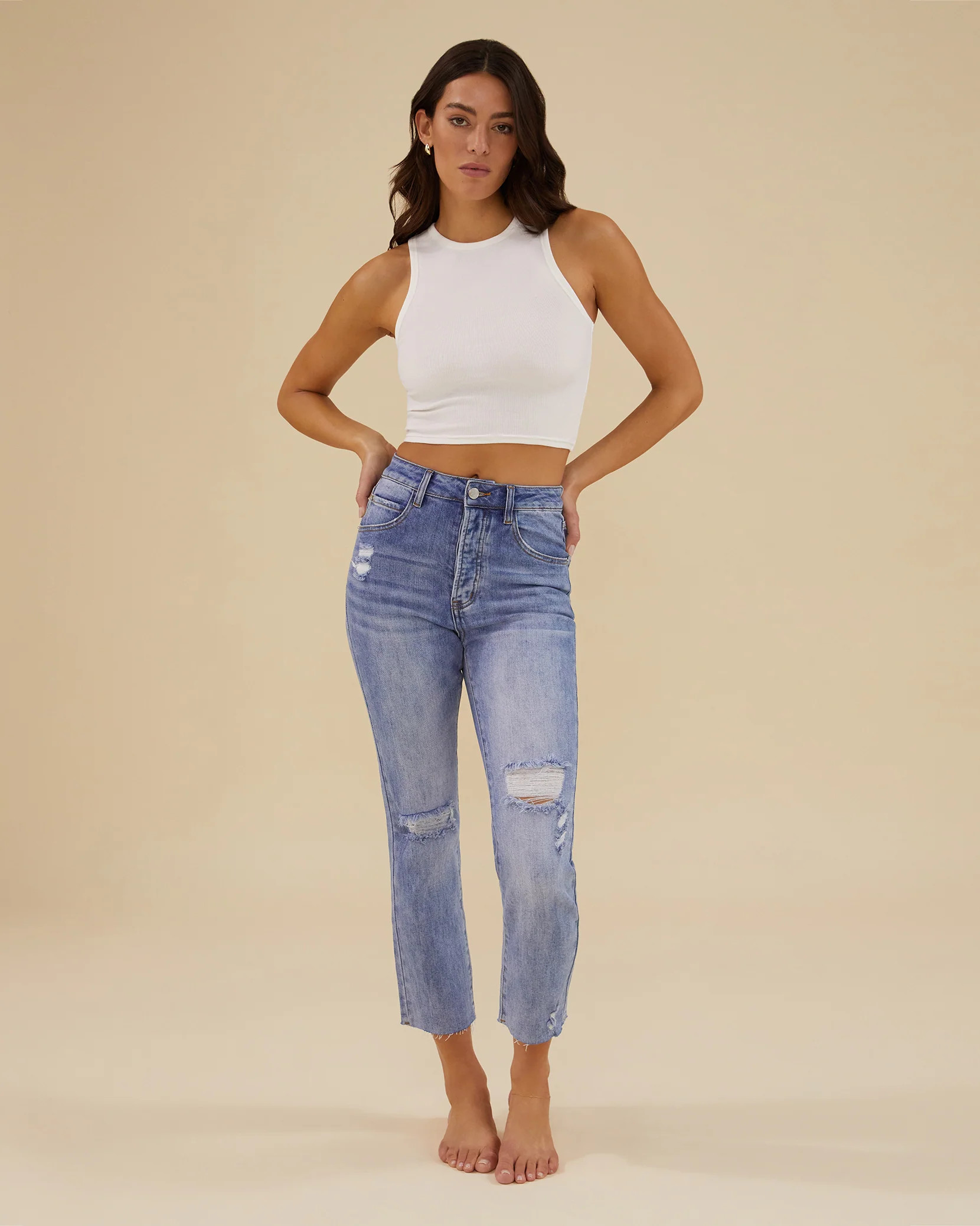 Ribbed Tank | Rachel Parcell