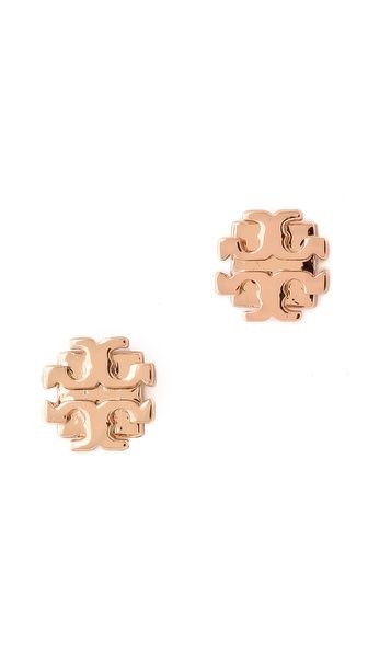 Small T Logo Stud Earrings | Shopbop