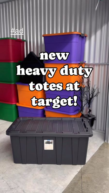 Introducing the NEW Brightroom Heavy Duty Totes at @target! #ad - your organization goals are about to come true with these! They’re nice and sturdy, perfect for all your hardware needs and  personally I love using them for all my home decor☺️ 
•
•
•
#TargetPartner #Target #garageorganization #brightroom #heavyduty  #targetfinds #targetdollarspot #targetbullseye #targetdollarspotaddict #targetaddict #targetrun #targetmom #targetshopping #targetfun #targetdeals  #targethaul #targetfind #targetmusthaves #targetfinds #targetstyle #newattarget #targetshoppingcart #targetlife #newattarget #targetfavorites #storagesolutions #storageideas #springcleaning