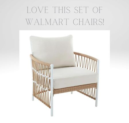 So impressed with this set of Walmart set of chairs...

#LTKhome