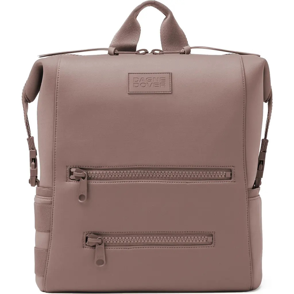 Dagne Dover Indi Large Water Resistant Scuba Knit Diaper Backpack in Dune at Nordstrom | Nordstrom