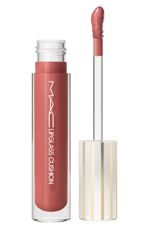 MAC Cosmetics Lipglass Cushion High-Pigment Lip Oil in Mauvement at Nordstrom | Nordstrom