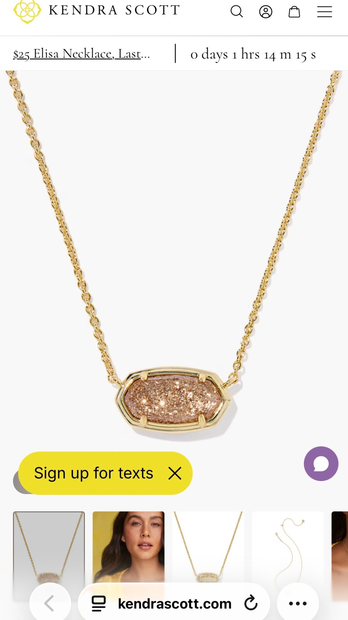$25 Kendra Scott necklace! 

#LTKHoliday #LTKGiftGuide #LTKCyberWeek