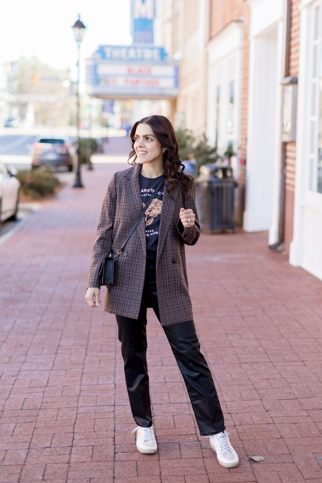 Ways to style coated jeans | #casualoutfit #blackjean #blazer #holidaypant #classystyle #graphictee #express

#LTKstyletip #LTKunder100