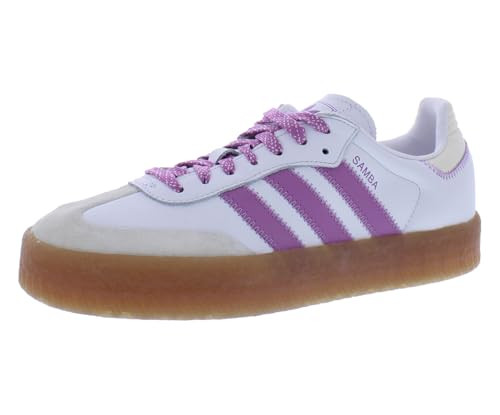Adidas Sambae Womens Shoes (White Purple, 6.5) | Amazon (US)