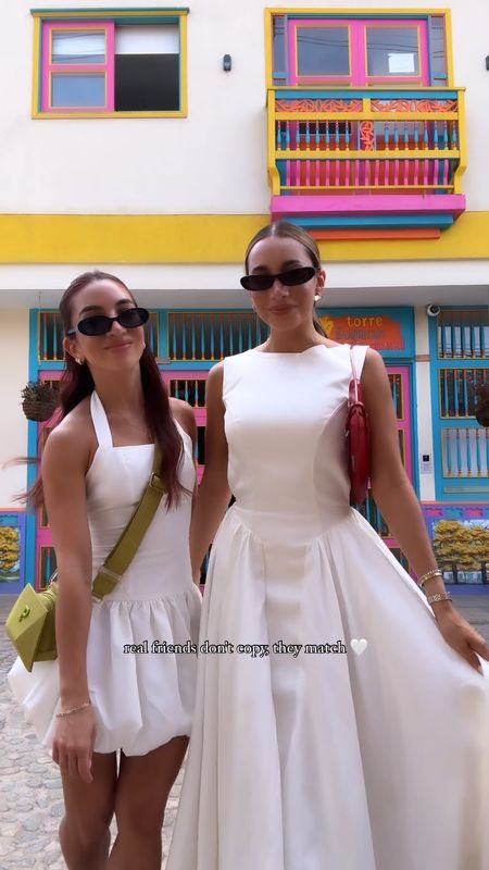 Matching white summer dresses 

#LTKSeasonal #LTKVideo #LTKStyleTip