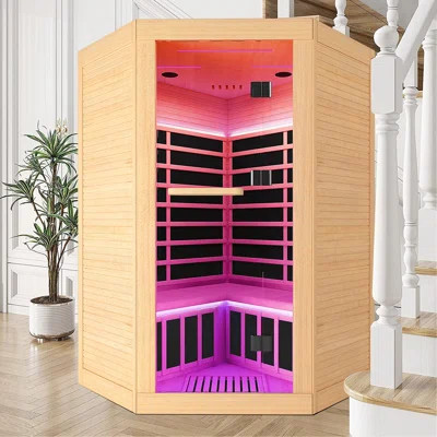 Canadian Hemlock Pentagonal Double Sauna | Wayfair North America
