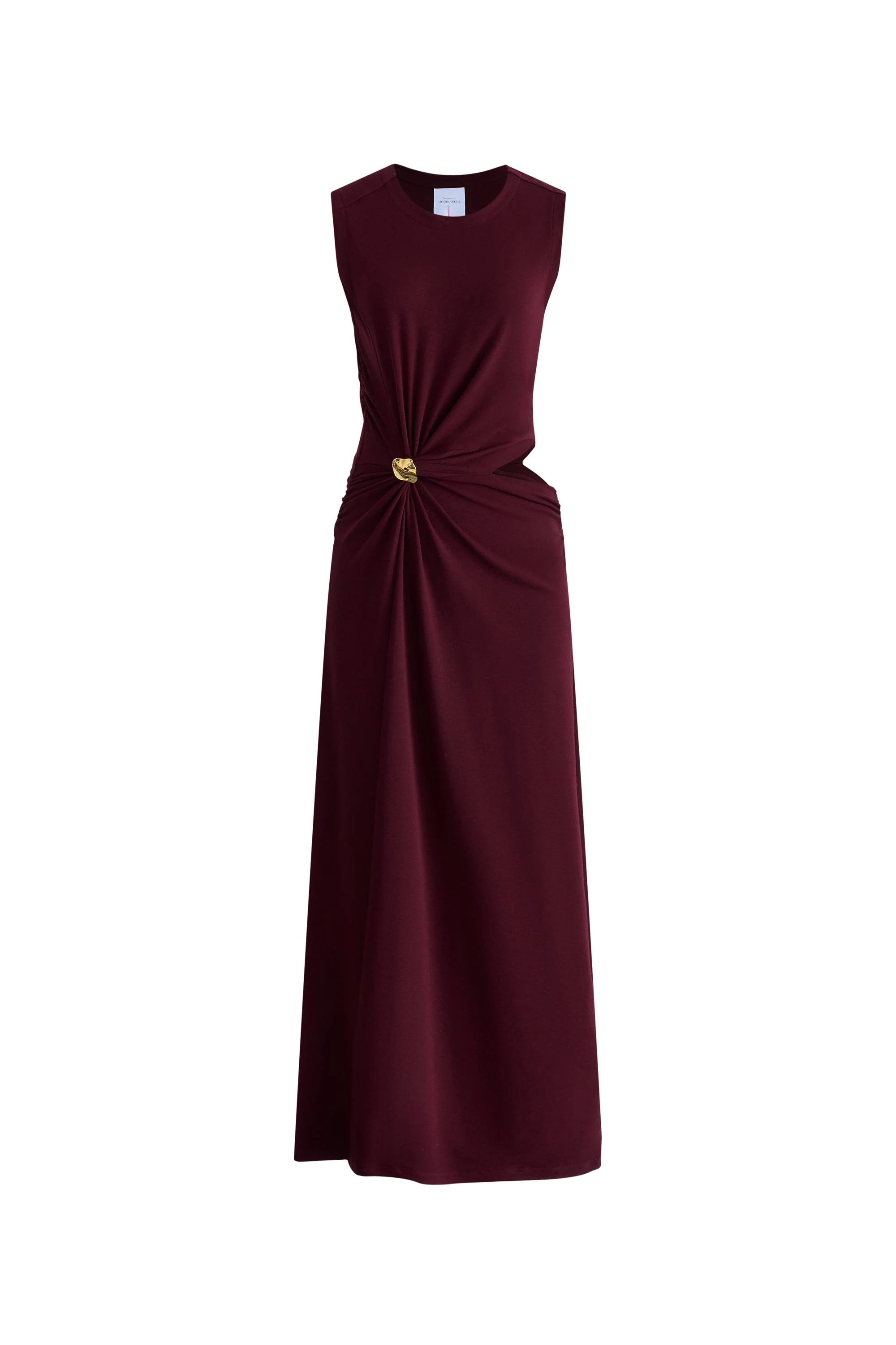 Maja Knotted Sleeveless Dress in Tencel Merino Knit | Fabrique