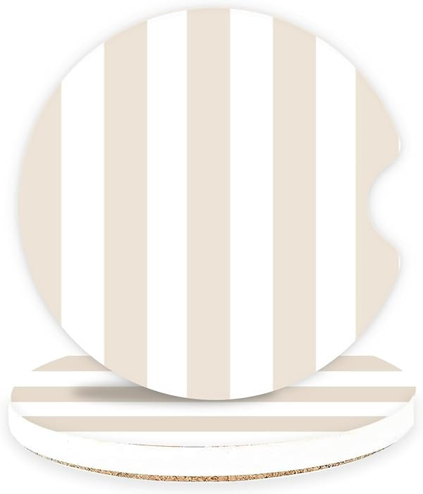 Ceramic Car Coasters \u2013 Absorbent Car Cup Holder Coaster Set for Women, Cute Aesthetic Car Ac... | Amazon (US)