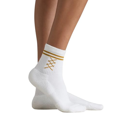Rhone Women's Half Crew Sock (Bright White, M) | Amazon (US)