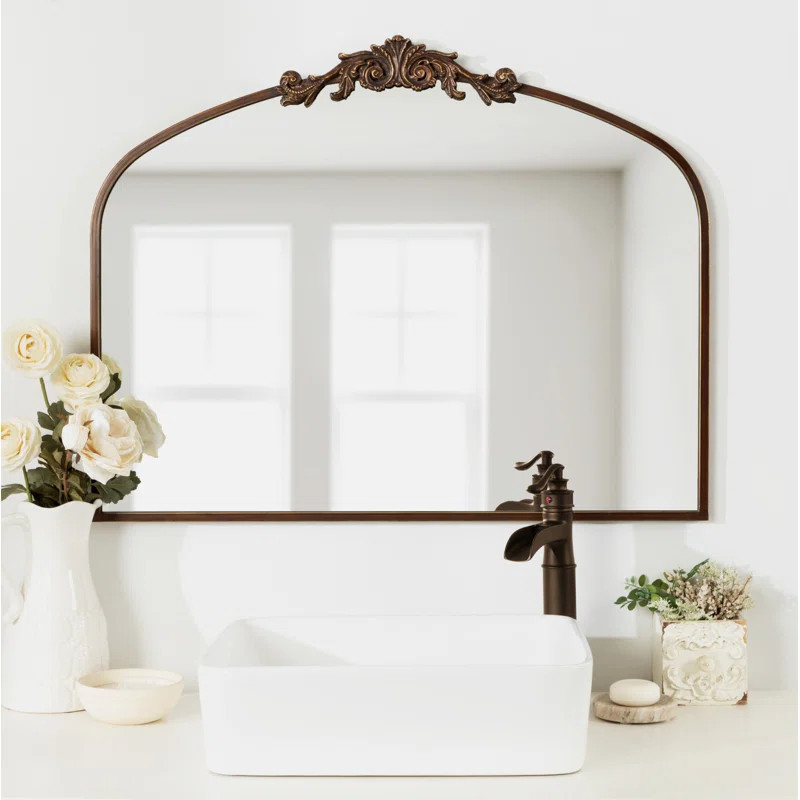 Anglo Arch Metal Wall Mirror | Wayfair North America