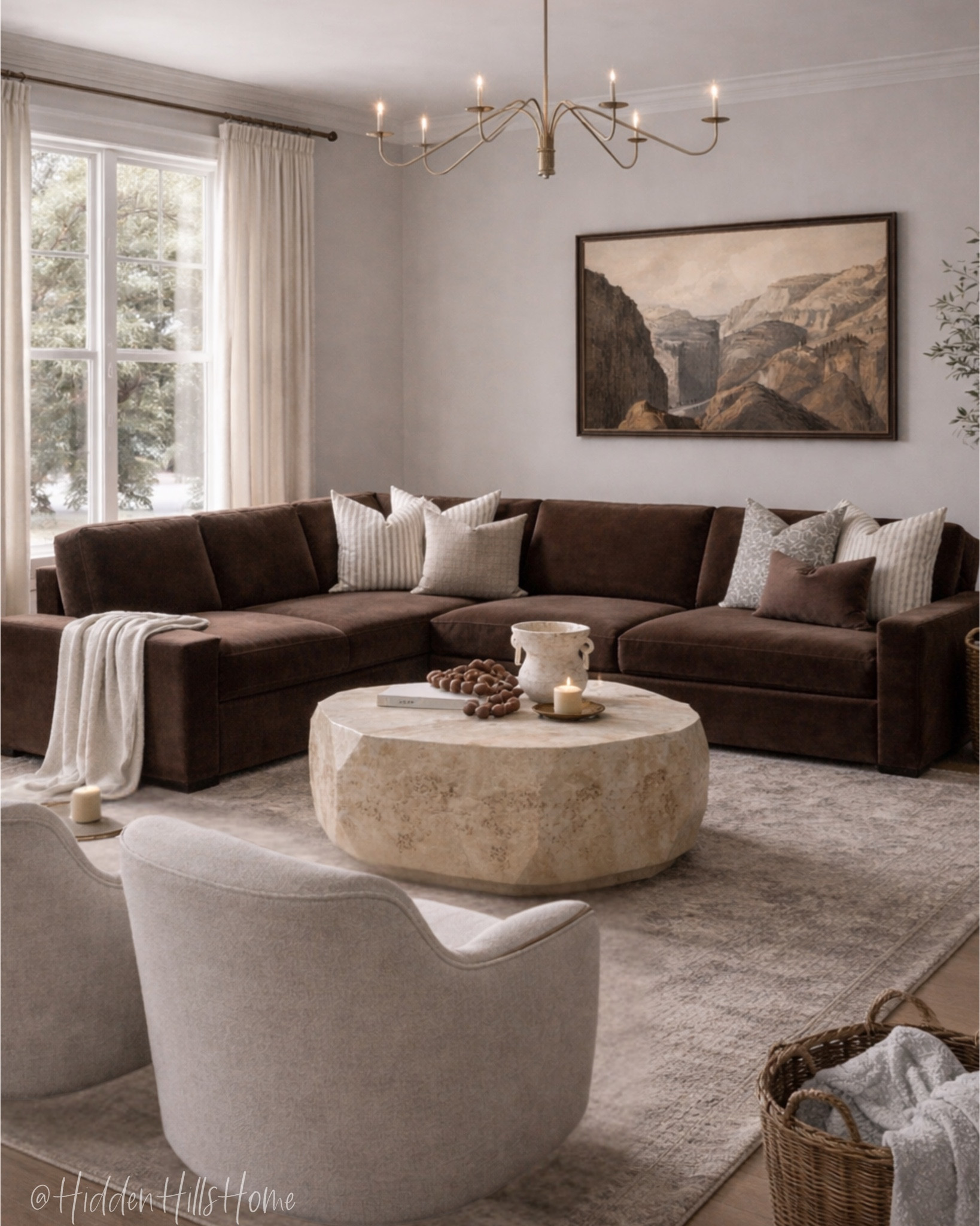 Living room decor mood board, living room design, home decor ideas, sectional sofa, living room rug, coffee table decor, cozy home decor ideas 

Sofa: @Quince 

#LTKHome #LTKSeasonal #LTKSaleAlert