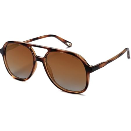 SOJOS Aviator Sunglasses for Women & Men, Square, Polarized Lens, SJ2229 | Amazon (US)