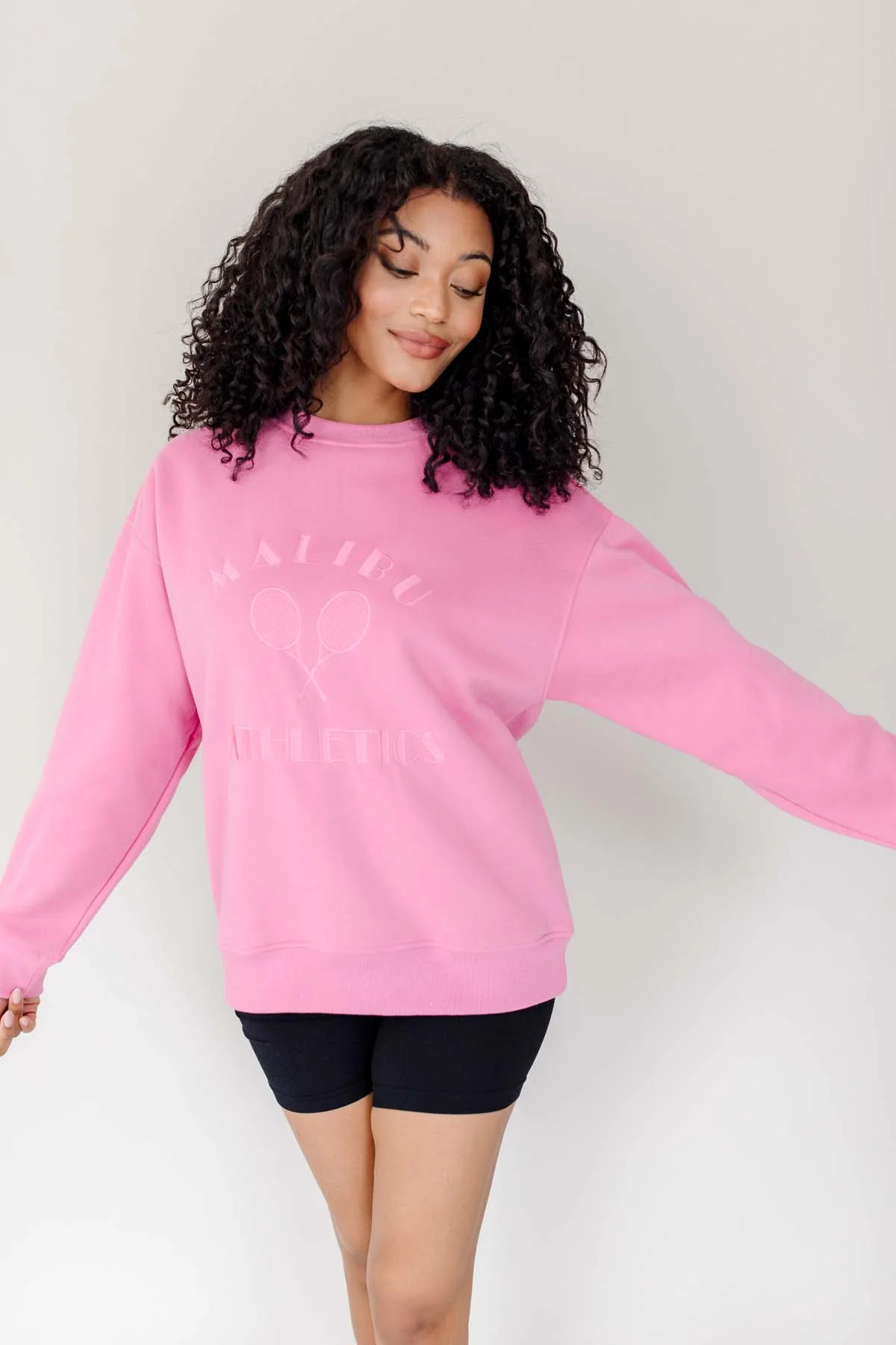 Malibu Bubblegum Tennis Sweatshirt | The Post