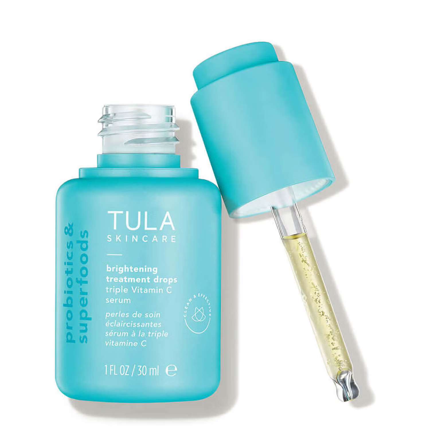 TULA Skincare Brightening Treatment Drops Triple Vitamin C Serum (1 fl. oz.) | Dermstore (US)