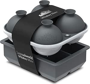 Samuelworld Ice Cube Trays - Jumble Big Cubes & 2.5 inches Large Sphere Ice Mold Combo for Whiske... | Amazon (US)