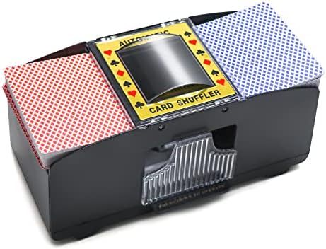 Homwom Automatic Card Shuffler of Playing Card, UNO, Texas Hold'em, Poker, Home Card Games, Blackjac | Amazon (US)