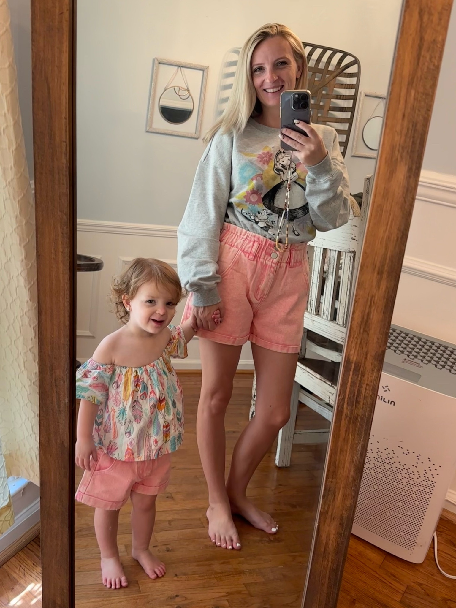 Mommy and me pink shorts 😍

#LTKkids