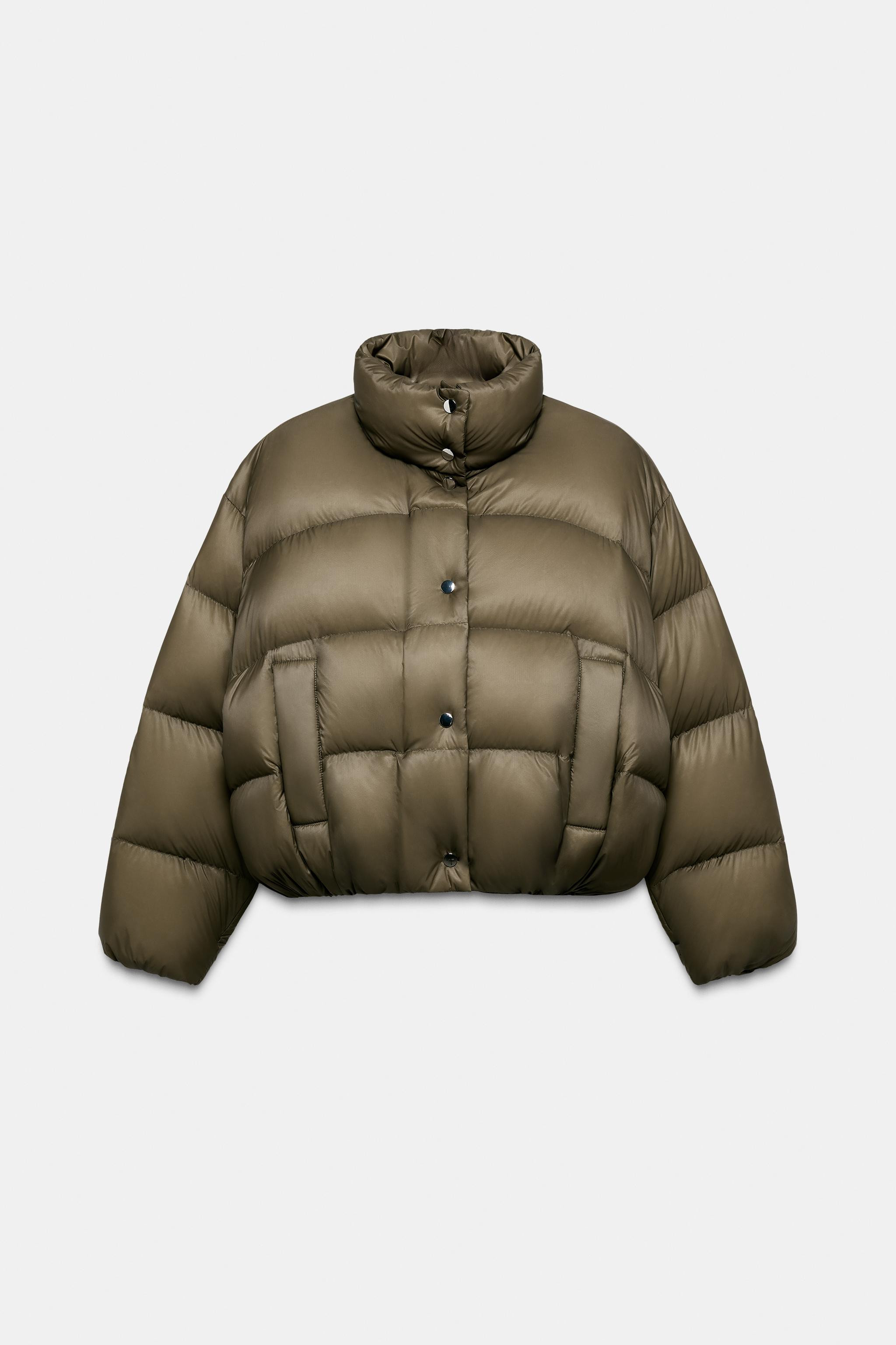SHORT WATER-REPELLENT WINDPROOF PUFFER JACKET | Zara UK