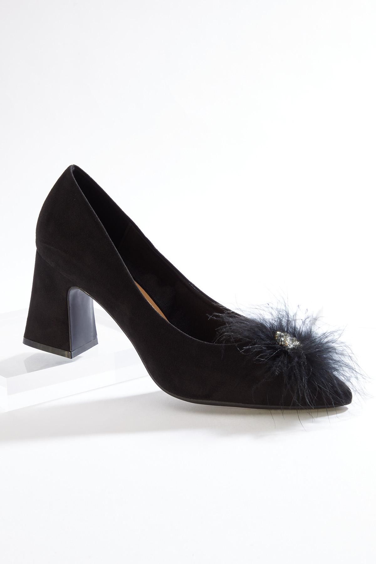 Feather Jewel Pumps | Cato Fashions