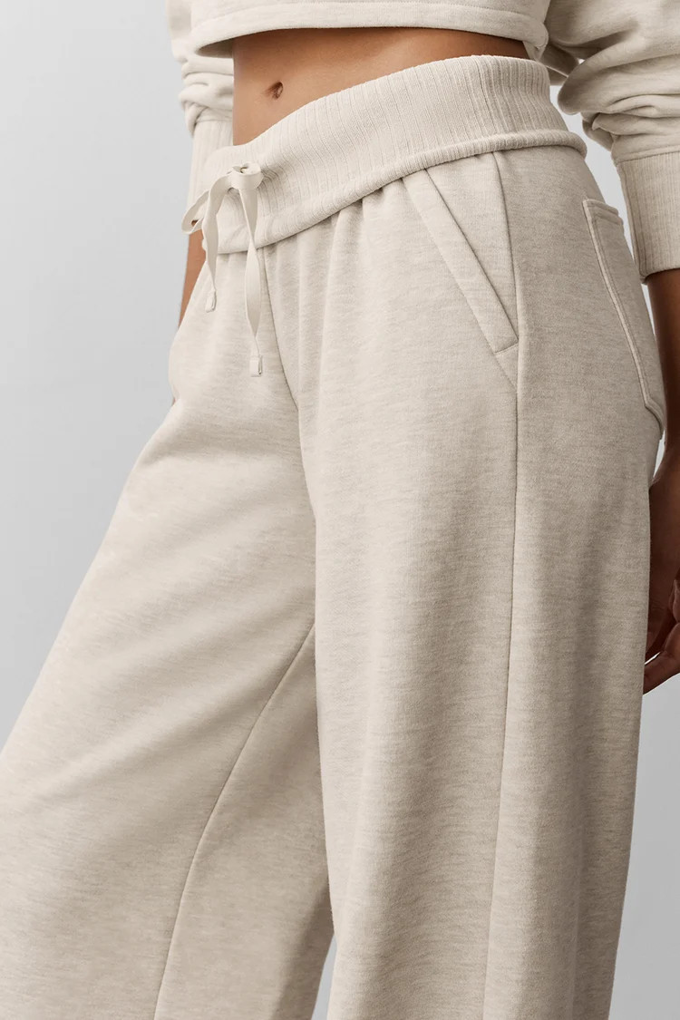 Serenity Wide Leg Sweatpant | Alo Yoga