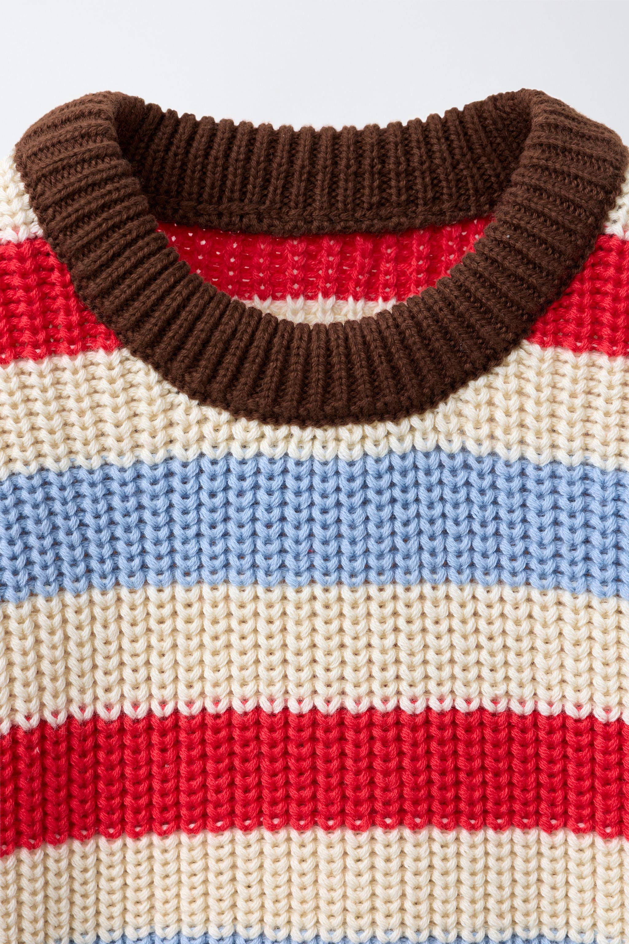 STRIPED KNIT JUMPER | Zara US