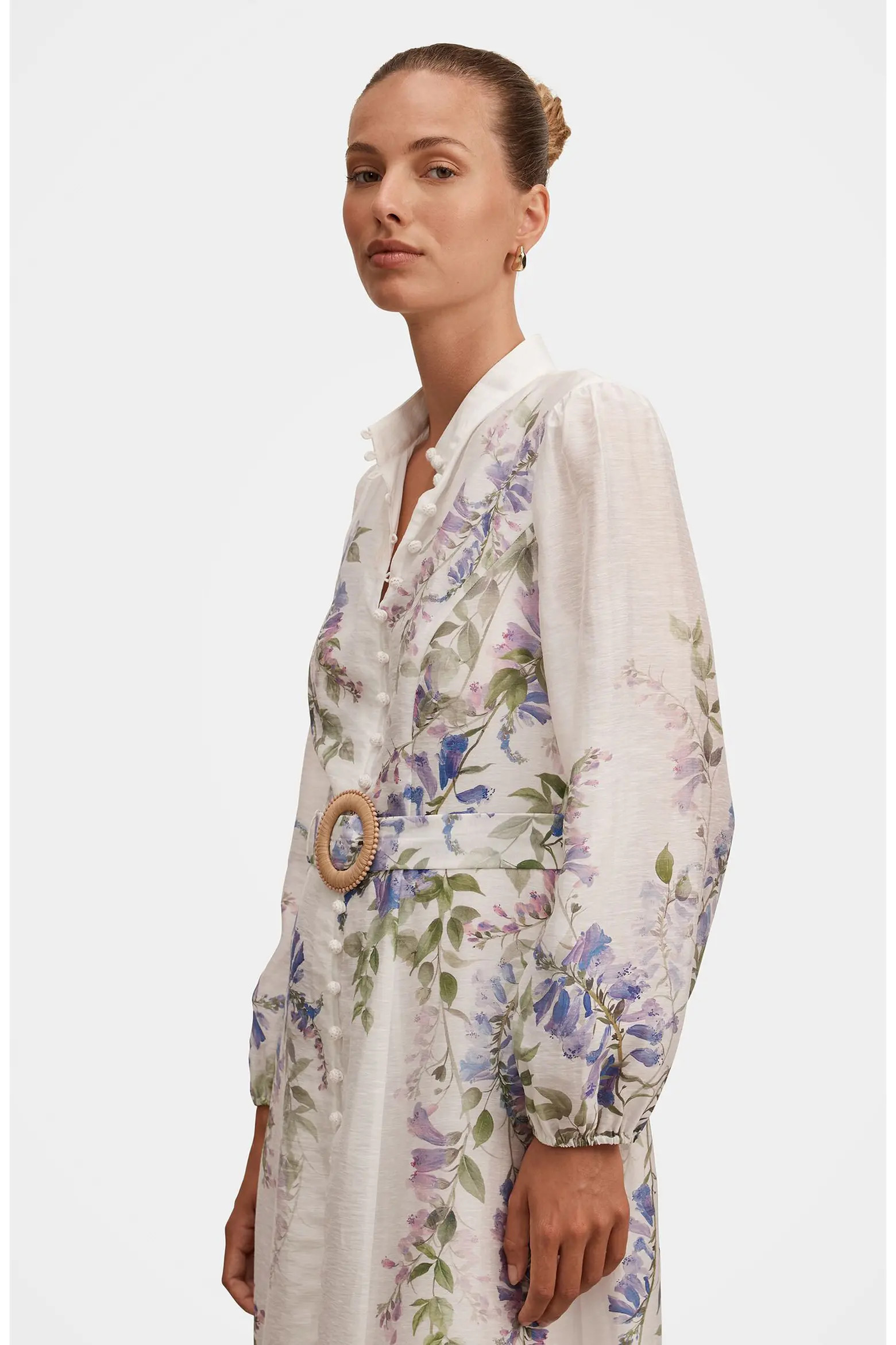Sheridan Placement Print Long Sleeve Maxi Dress (Women) | Nordstrom | Nordstrom