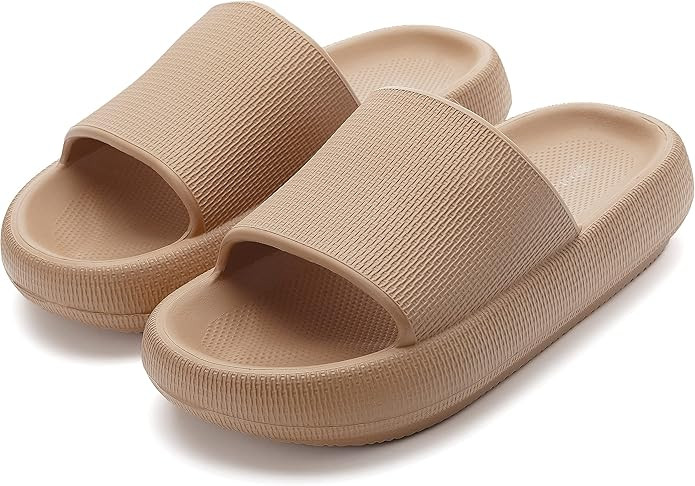BRONAX Cloud Slippers for Women and Men | Pillow Slippers Bathroom Sandals | Extremely Comfy | Cu... | Amazon (US)