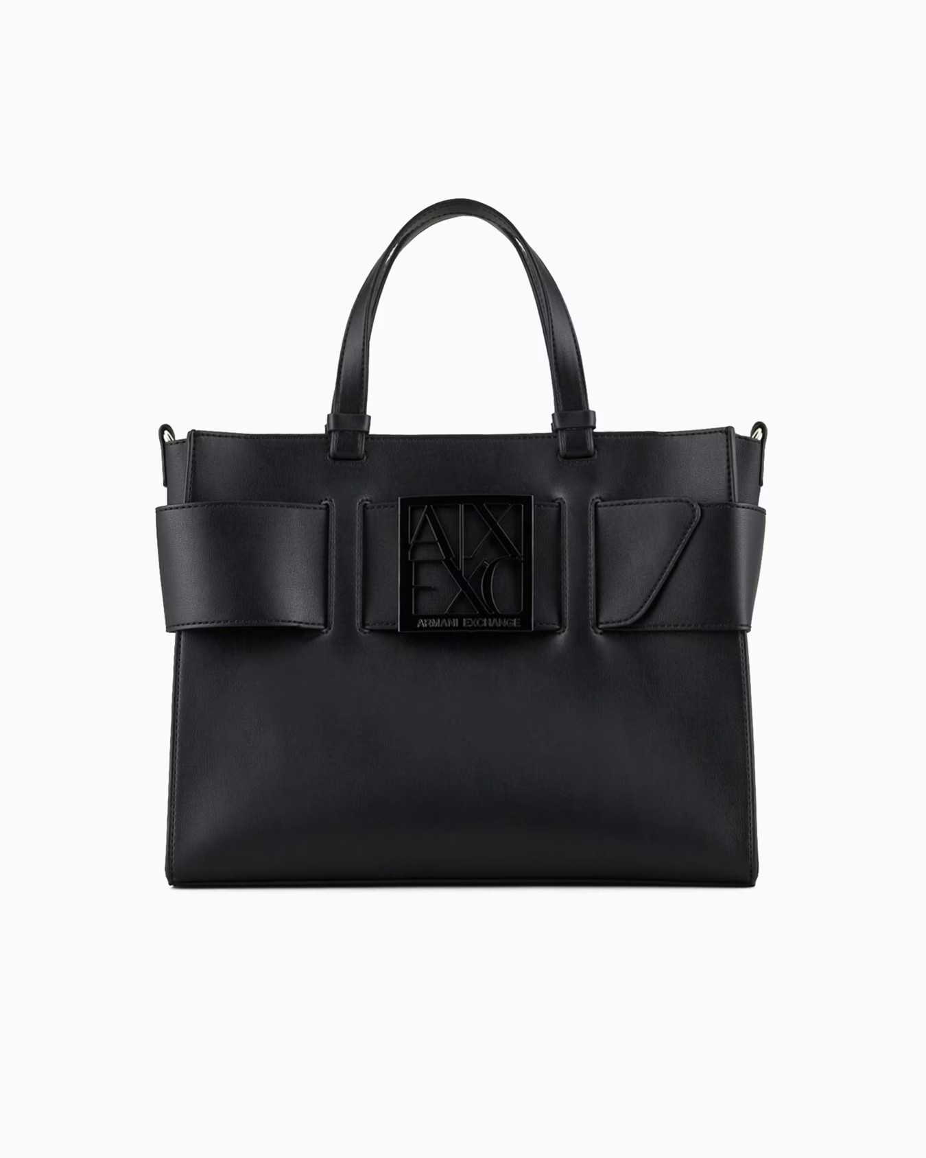 LARGE TOTE BAG WITH DOUBLE HANDLES AND SHOULDER STRAP | Armani US