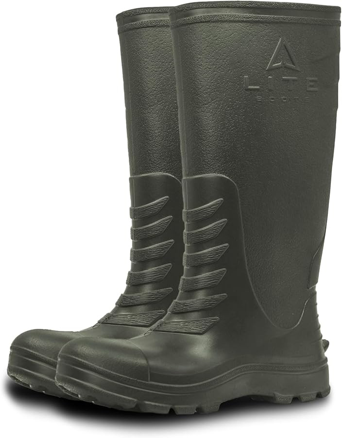16” Classic Men’s Boots, Lightweight, Waterproof, Hunting, Fishing, Rain, Chore Boot | Amazon (US)