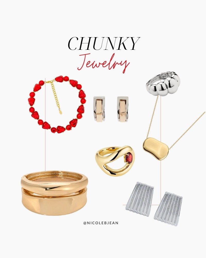 I’ve never been a fan of ultra-dainty pieces, so the chunky jewelry trend for 2026 is right up my alley! 

#LTKOver40