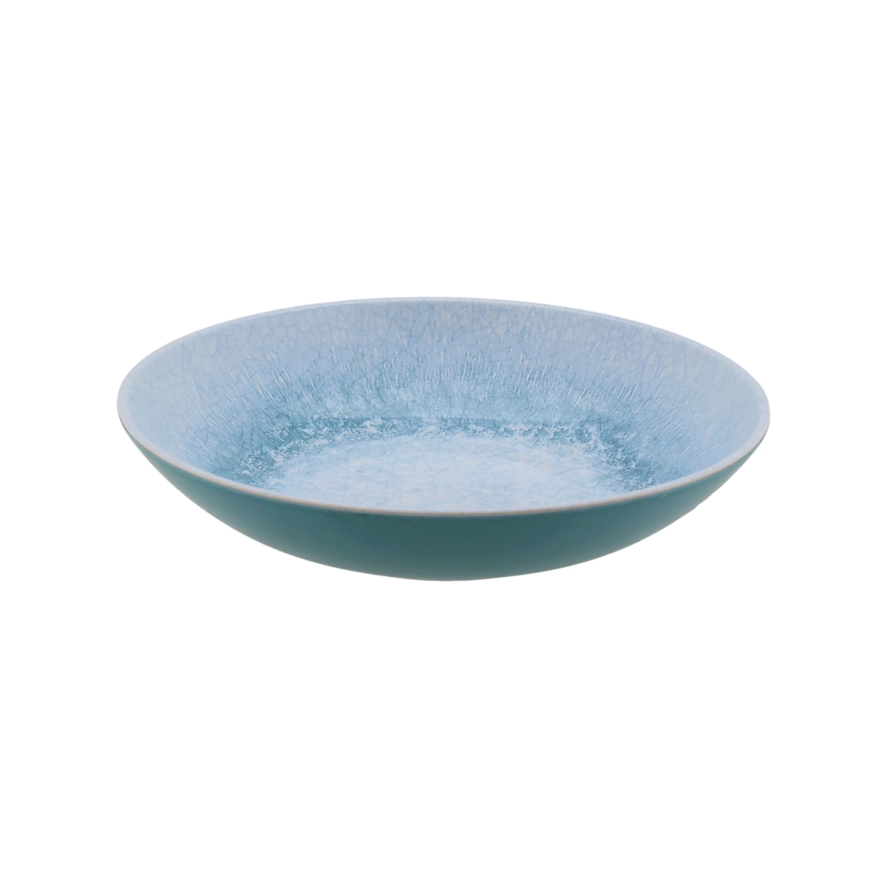 Better Homes and Gardens Bamboo Melamine Blue Reactive Dinner Bowl | Walmart (US)
