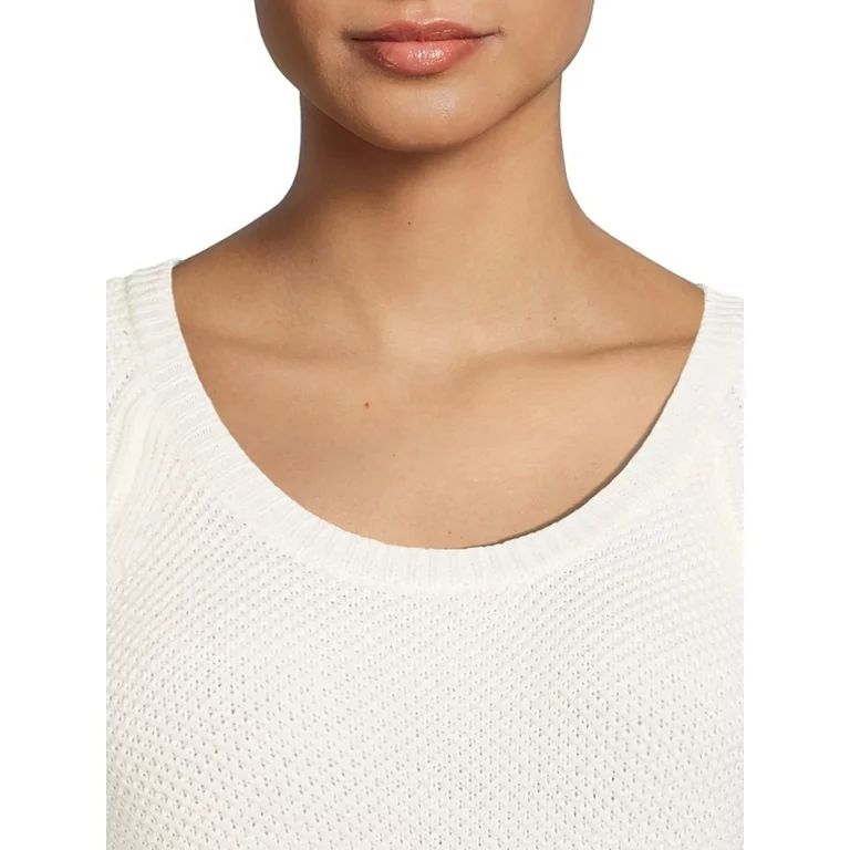 Time and Tru Women's Flutter Sleeve Sweater | Walmart (US)