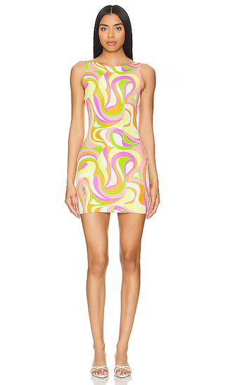 Layla Mini Dress in Swirl Multi | Revolve Clothing (Global)