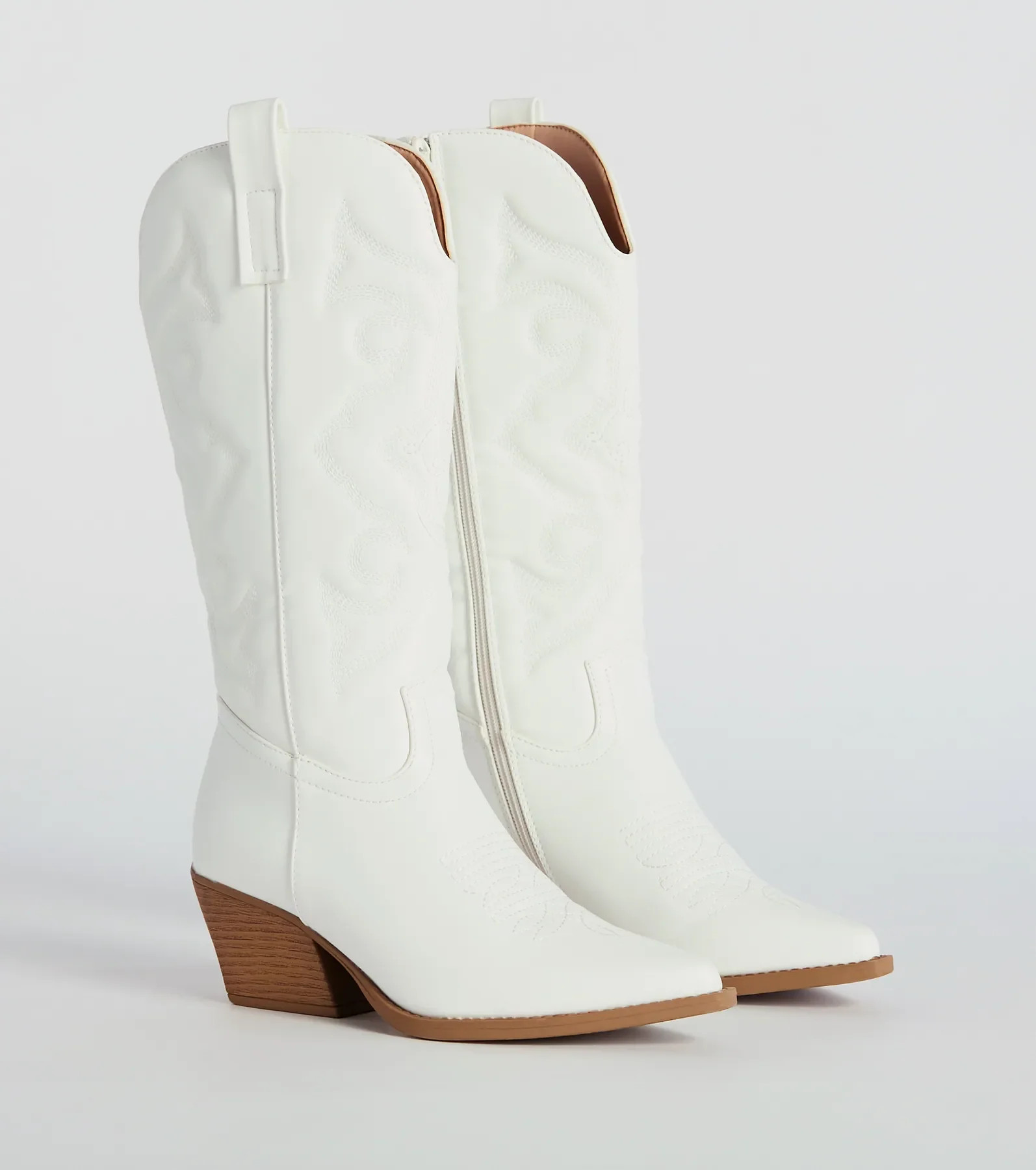 What A Beaut Faux Leather Cowboy Boots | Windsor Stores