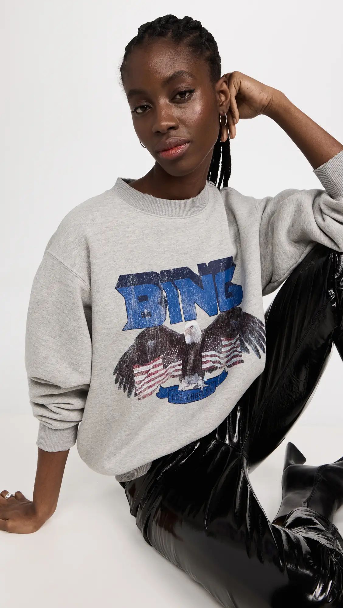ANINE BING Vintage Bing Sweatshirt | Shopbop | Shopbop