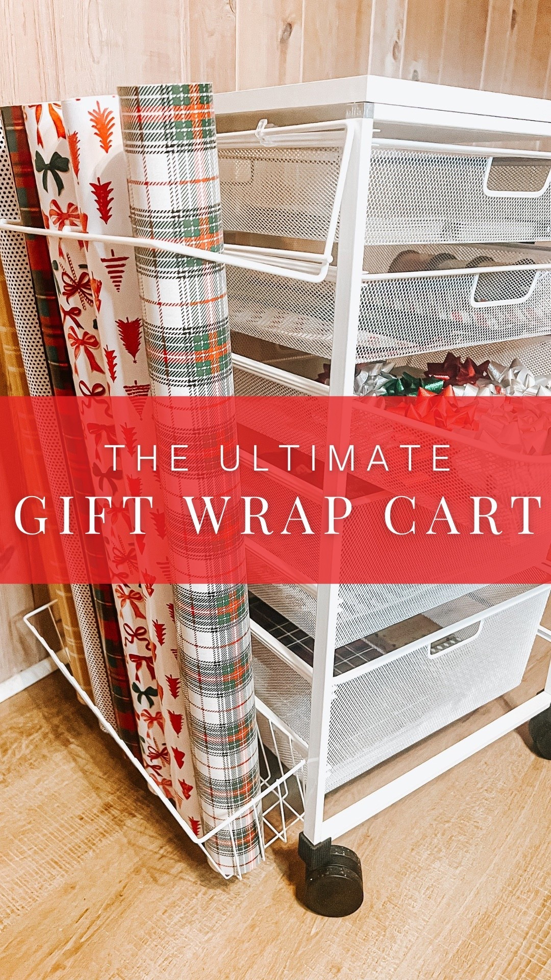 The GAME CHANGING, HOLIDAY READY set up 🎄👏🏼

This gift wrap cart from @thecontainerstore completely changes how you get ready for the holidays, birthdays and every gifting event all year long!

All your wrapping essentials in ONE place!

#LTKHoliday #LTKGiftGuide #LTKHome