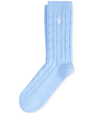 Polo Ralph Lauren Women's Cable-Knit Socks - Macy's | Macy's