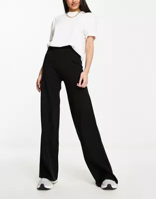 › Mango wide leg pants in Black | ASOS (Global)