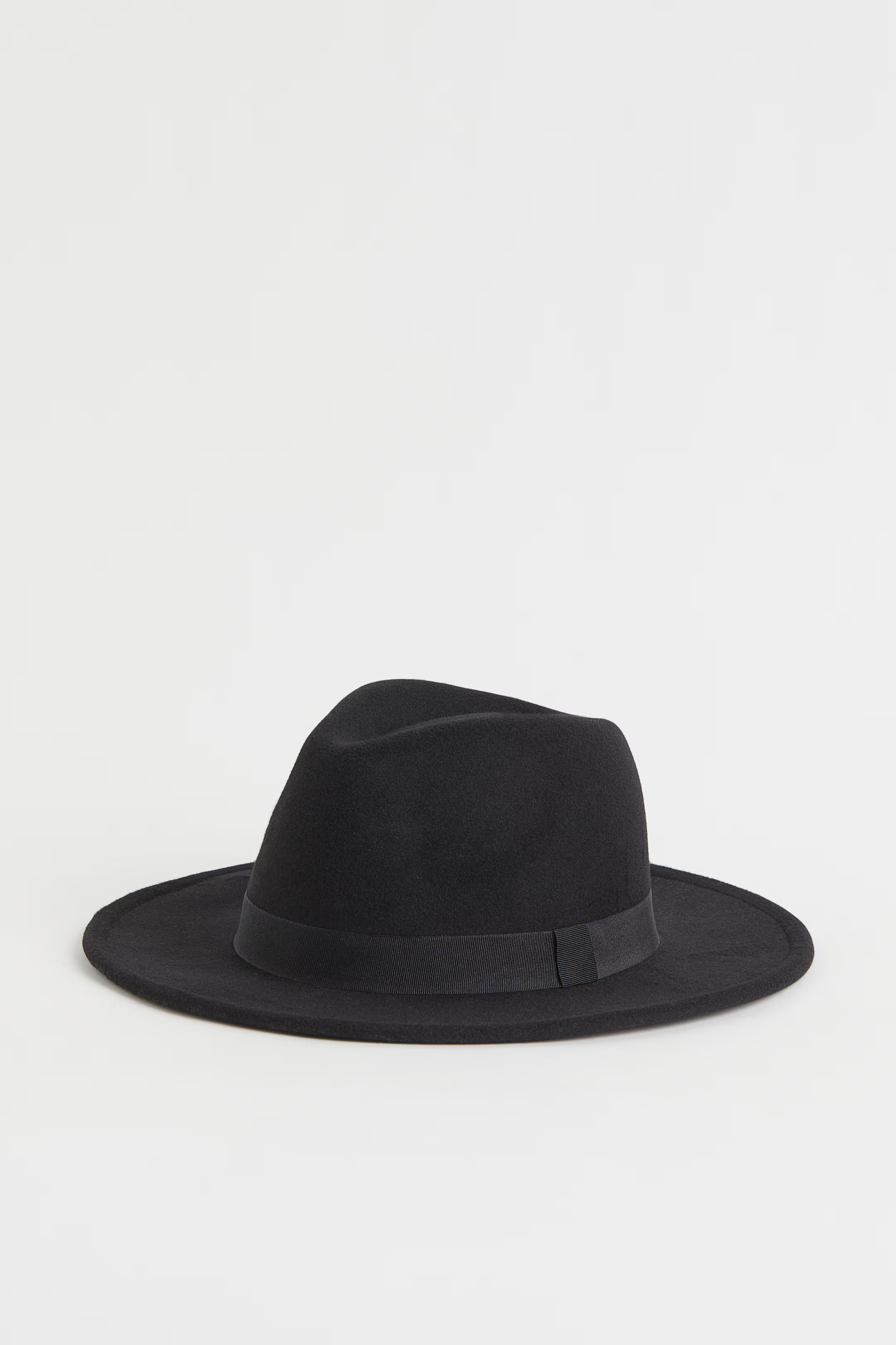 Felt hat - Black - Ladies | H&M GB | H&M (UK, MY, IN, SG, PH, TW, HK)
