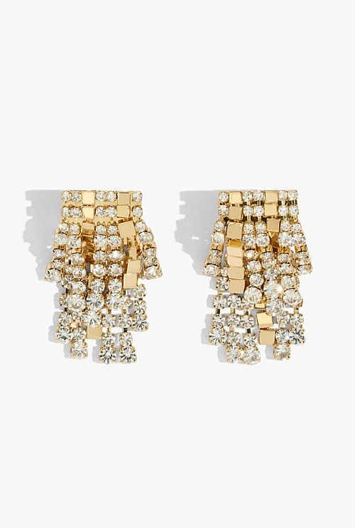 Layered Crystal Earring | Country Road