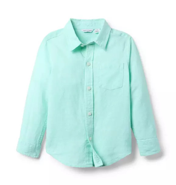The Linen-Cotton Shirt | Janie and Jack
