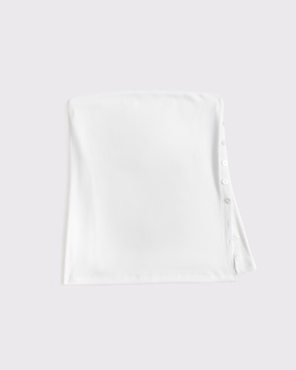 Side-Button Tube Top | Abercrombie & Fitch (US)