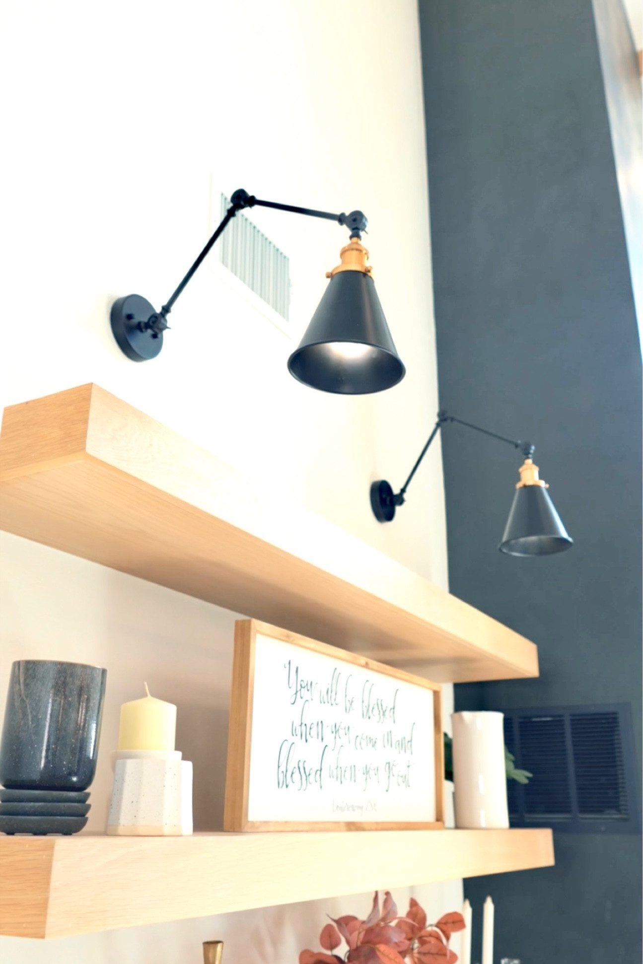 One of the best lights we chose in our home is VERY affordable at $51.99. We put them on either side of our fireplace!

Lighting Sale
Home decor 
Home lighting 
Sconce 

#LTKhome #LTKFind